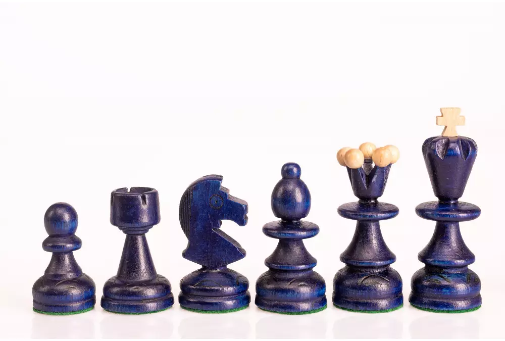 SZACHY PEREŁKA MAŁA z wkładką, kolor niebieski